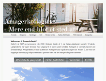 Tablet Screenshot of amagerkollegiet.dk